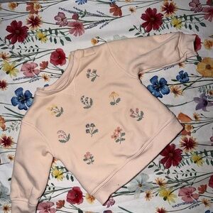 Floral Embroidered Sweatshirt